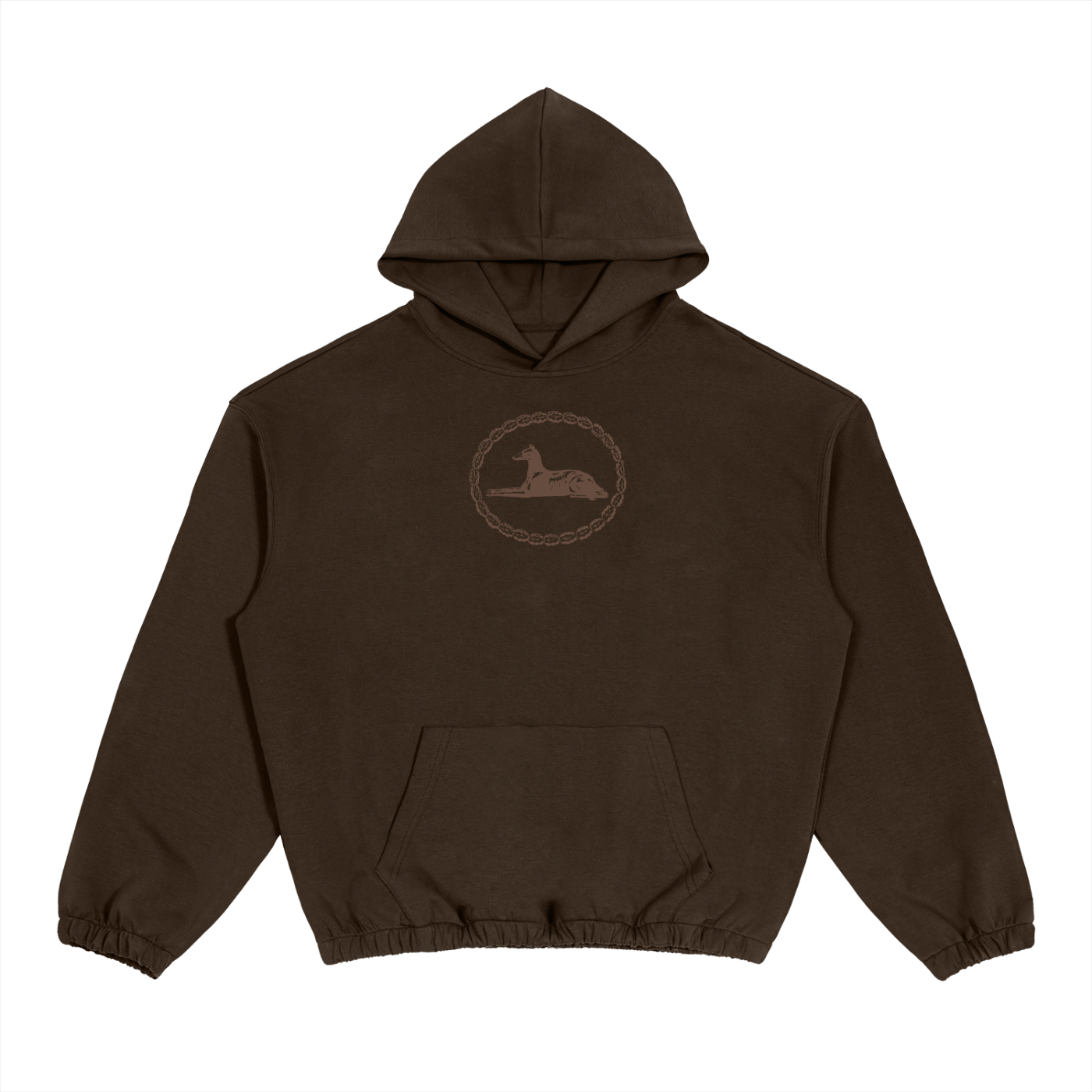 Hustler Uniform Hoodie — Mocha Brown